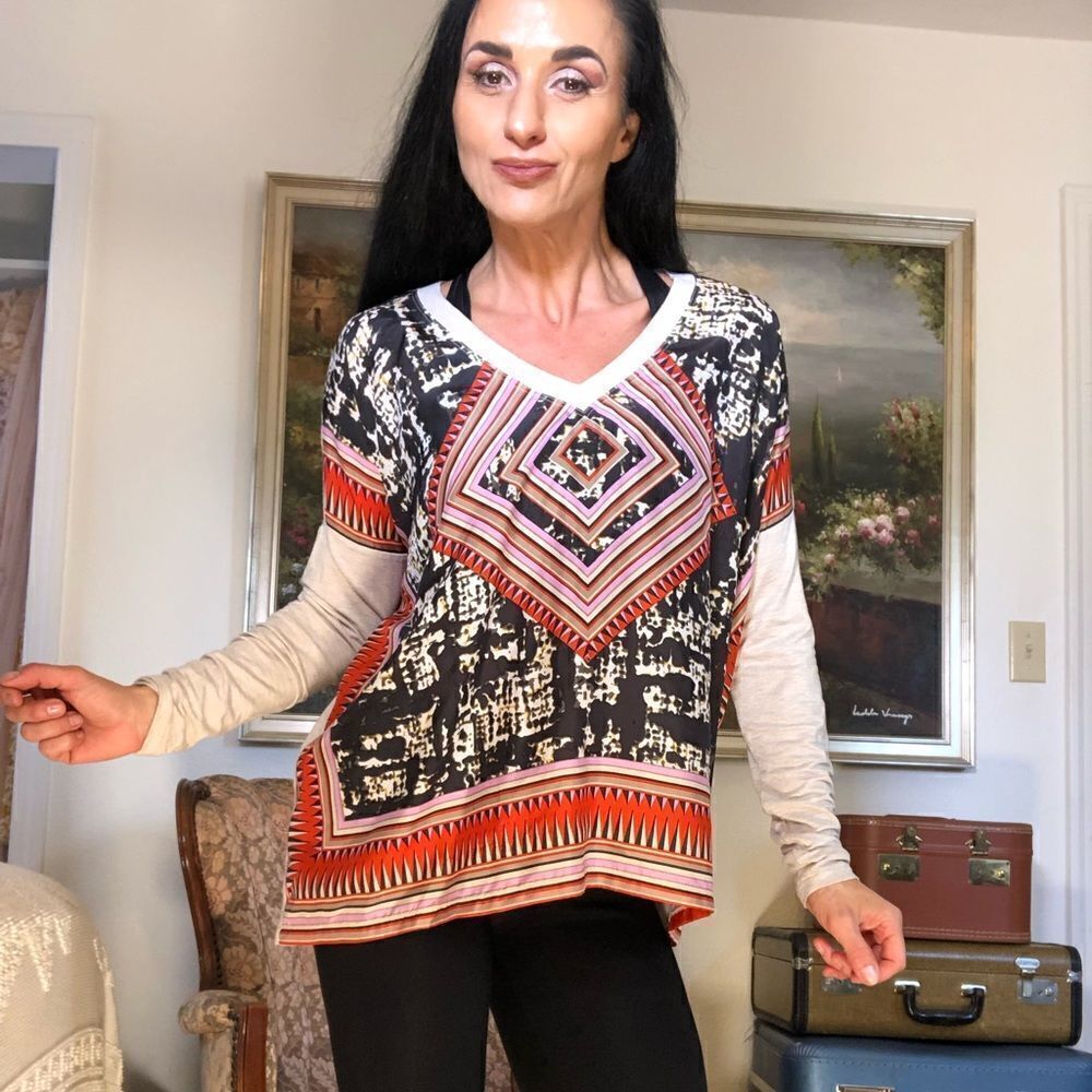 CAbi long sleeve blouse top shirt